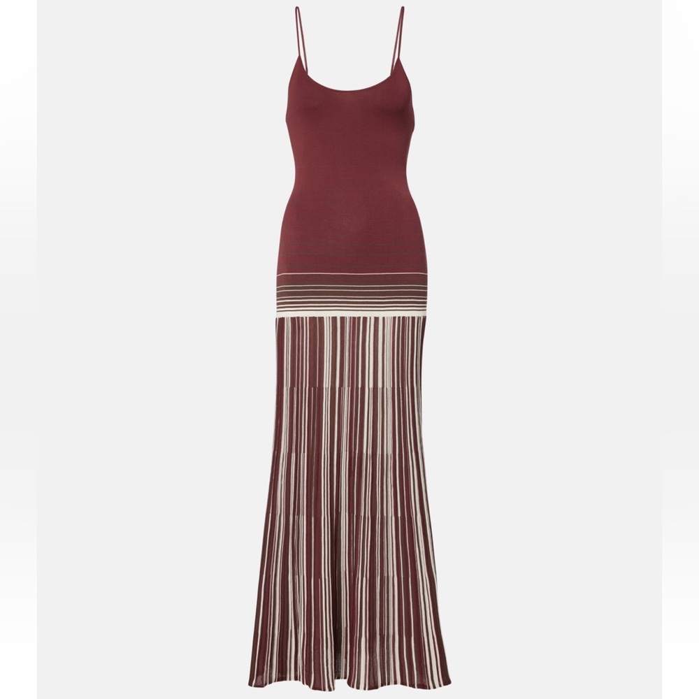 FAITHFULL Cecile striped cotton-blend maxi dress, xs - Picture 3 of 3
